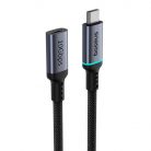 Baseus High Definition hosszabbító kábel USB-C (apa-anya) 10Gbps, 0,5m (fekete)