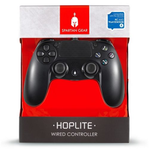 Spartan Gear 2807574 Hoplite PS4 vezetékes fekete kontroller