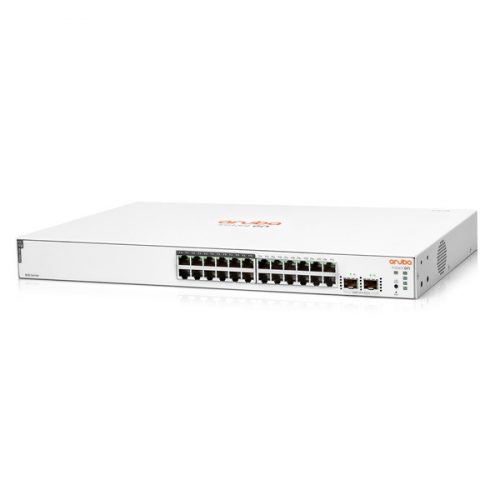 Aruba Instant On JL813A 1830 24xGbE LAN 12xPoE LAN port 2xSFP port smart menedzselhető PoE (195W) switch