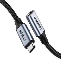   UGREEN US372 Hosszabbító USB-C 3.1 Gen2 kábel, 4K, 100W, 1m (fekete)