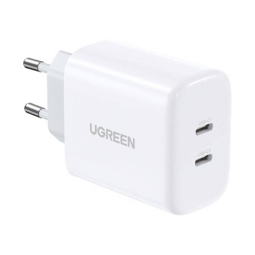 UGREEN CD243 adapter, 2x USB-C, 40 W (fehér)