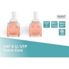 DIGITUS CAT6 U/UTP LSZH 0,25m szürke patch kábel