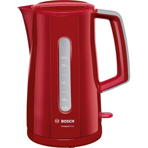 Bosch TWK3A014 CompactClass 1,7L-es vörös vízforraló