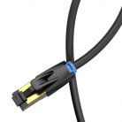 Network Cable CAT8 SFTP Vention IKABK RJ45 Ethernet 40Gbps 8m Black