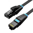 Flat Network Cable UTP CAT6 Vention IBJBV RJ45 Ethernet 1000Mbps 40m Black