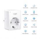 TP-Link Tapo P110 Távolról vezérelhető 2,4GHz Wi-Fi-s Smart Plug Dugalj (1db-os)