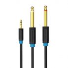 Audio Cable TRS 3.5mm to 2x 6.35mm Vention BACBJ 5m Black