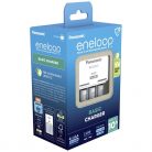 Panasonic Eneloop K-KJ51MCD04E AAA 800mAh időzítős akkutöltő +4xAAA akku