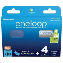   Panasonic Eneloop BK-3MCDEC4BE AA 2000mAh ceruza akku 4db/csomag