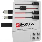 Skross MUVUSB-4XA 4xUSB töltő bemenettel világutazó adapter