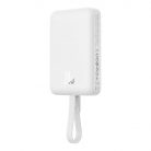 Baseus Magnetic Mini Powerbank, 10000mAh, Lightning, 20W, MagSafe (fehér)