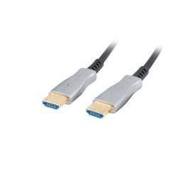 Lanberg 20m aktív optikai HDMI apa-apa fekete AOC kábel