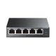 TP-Link TL-SF1005P 5x10/100Mbps LAN port 4xPoE nem menedzelhető asztali switch