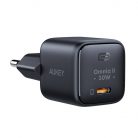 Wall Charger Aukey PA-B1L,USB-C, 30W (black)