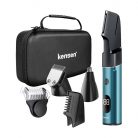 Set electric shaver IPX6 Kensen 06-KTMQ21-06A (green)