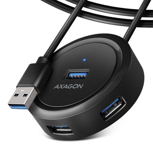 Axagon HUE-P1AL SuperSpeed USB-A ROUND hub