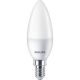 Philips 929002977718 E14 40W matt meleg-fehér gyertya alakú LED fényforrás