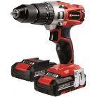 Einhell 4514221 TE-CD 18/2 Li-i +64 2x2Ah akkumulátoros ütvefúró-csavarozó szett