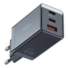 Mcdodo CH-1544 GaN wall charger, 2x USB-C, 1x USB, 67W + USB-C to USB-C cable (black)