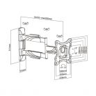 Stell SHO 7530 23"-42" VESA 200x200 kihúzható fali konzol