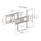 Stell SHO 5610 32"-70" VESA 400x400 kihúzható fali konzol