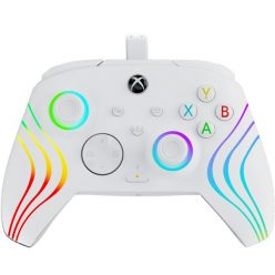   PDP 049-024-WH Afterglow WAVE Xbox Series X|S/Xbox One/PC vezetékes fehér kontroller