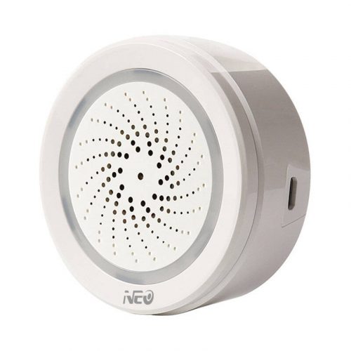 NEO NAS-AB02W Smart Alarm Siren, 100dB, WiFi TUYA