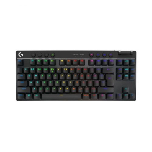 Logitech G PRO X TKL LIGHTSPEED US vezeték nélküli RGB fekete gamer billentyűzet