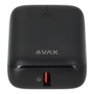 AVAX PB105B MINI 10000mAh Type C/PD 20W+QC 22.5W gyorstöltő fekete power bank