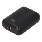 AVAX PB105B MINI 10000mAh Type C/PD 20W+QC 22.5W gyorstöltő fekete power bank