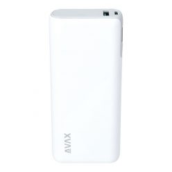   AVAX PB202W VITALITY 20000mAh Type C/PD 65W+QC18W gyorstöltő fehér power bank