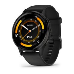   Garmin Venu 3 fekete, fekete kerettel, szilikon szíjjal okosóra