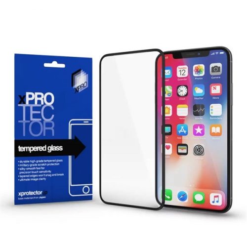 XPRO 127994 Xiaomi Redmi Note 12 Pro/12 Pro Plus Tempered Glass 0.33 Full 3D Black üveg kijelzővédő fólia