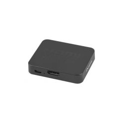   Lanberg SPV-HDMI-0002 HDMI->2x HDMI 4K + micro USB port fekete splitter