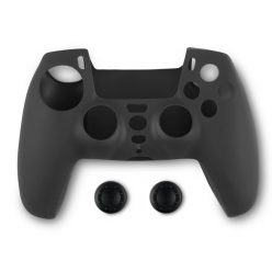   Spartan Gear 2808147 PS5 kontroller szilikon skin fekete + thumb grips