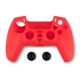 Spartan Gear 2808149 PS5 kontroller szilikon skin piros + thumb grips