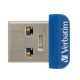 Verbatim 98709 Store 'n' Stay 16GB USB 3.0 nano kék Flash Drive