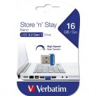 Verbatim 98709 Store 'n' Stay 16GB USB 3.0 nano kék Flash Drive