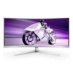   Philips 34" 34M2C8600/00 UWQHD QD-OLED HDMI/DP/USB ívelt gamer monitor