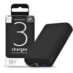   Juice JUI-PBANK-3-ECO-BLK ECO 3 10000mAh 15W fekete power bank