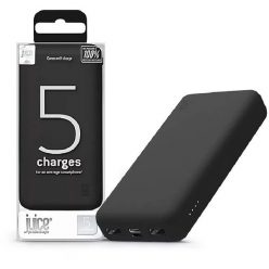   Juice JUI-PBANK-5-ECO-BLK ECO 5 15000mAh 15W fekete power bank