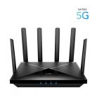 CUDY P5 AX3000 WIFI 6 5G CPE dual nanoSIM Gigabit LAN MESH fekete router