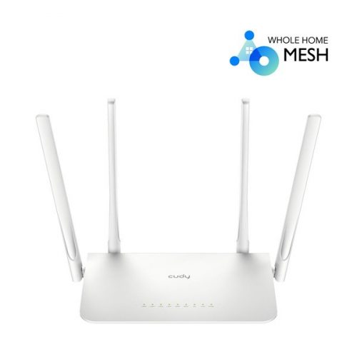 CUDY WR1300 kétsávos AC1200 gigabit WIFI MESH fehér router