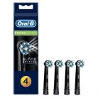 Oral-B EB50BK-4 Cross Action Black 4 db-os elektromos fogkefe pótfej szett