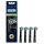 Oral-B EB50BK-4 Cross Action Black 4 db-os elektromos fogkefe pótfej szett