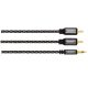 Avinity 127077 [2] 1,5m 3,5mm jack-2RCA audio kábel