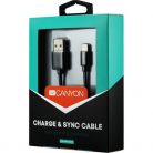 Canyon Charge&Sync USB 2.0 A -> Lightning M/M adatkábel 1m fekete