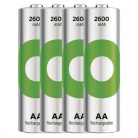 GP ReCyko NiMH Akkumulátor HR6 (AA) 2600mAh 4db