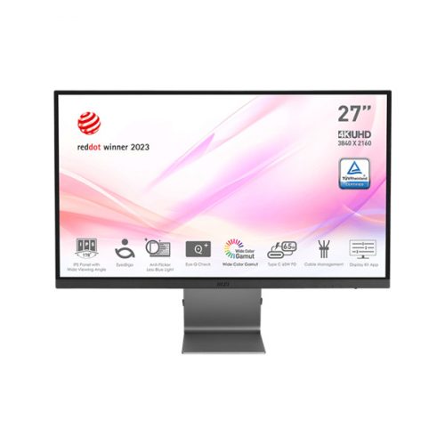 MSI 27" MD271UL Business Modern UHD IPS HDMI/DP/USB-C szürke monitor