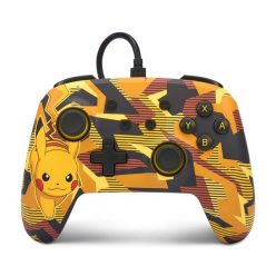   PowerA NSGP0094-01 Enhanced Nintendo Switch vezetékes Camo Storm Pikachu kontroller